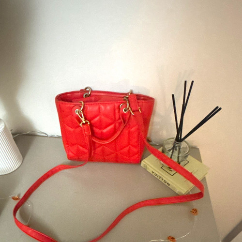 Primark red quilted small - red,