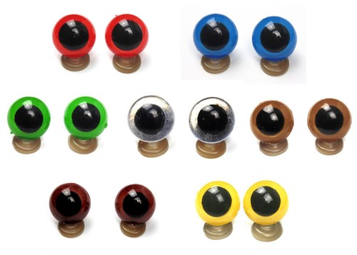Safety eyes coloured plastic - safety,