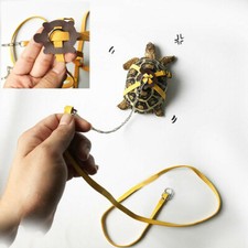 Pet Tortoise Turtle Chest Collar Walking Lead Control Rope Leather Harness Strap