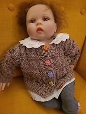 Reborn Baby Doll Vinyl  48 cm With Cute Outfit 