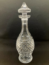 Large vintage signed WATERFORD Crystal COLLEEN Pattern Wine or Spirit Decanter