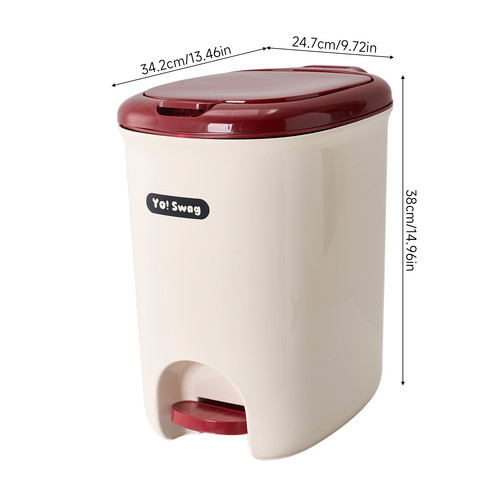Small trash can lid - trash, press