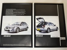FRAMED Original Mk2 Subaru Impreza WRX Sports Wagon Magazine Advert Poster Retro