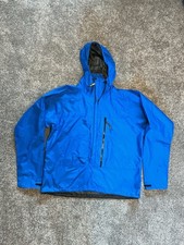 Mountain Equipment Gore-Tex Shell Rain Jacket - Blue-  Lightweight - Hood - XL