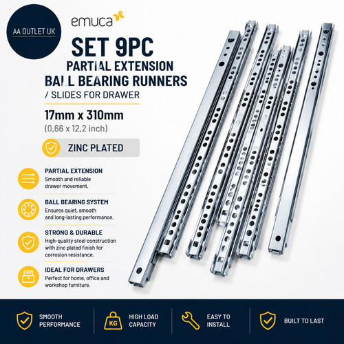 Emuca set 9pcs - 9pcs, partial