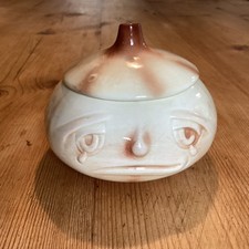 Vintage Sylvac Onions Face Pot No. 516 Paler Brown 