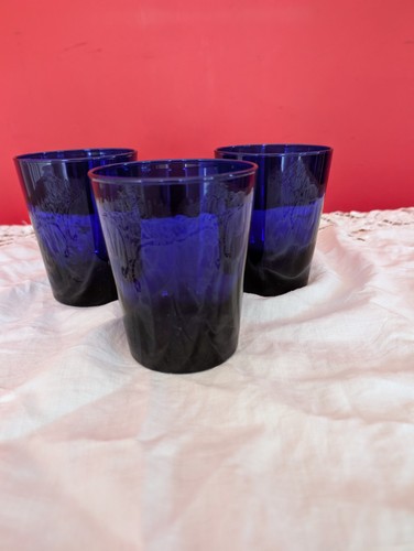 Vintage handmade heavy libbey - handmade,