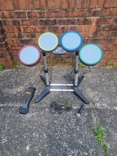 XBOX 360 WIRED ROCK BAND  & DRUM SET FREE POST