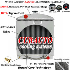 4Rows Aluminum Radiator Fit