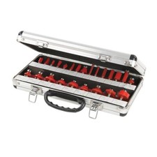 1/4" 1/4" Tct Router Bit Set 24Pce 656577 PT