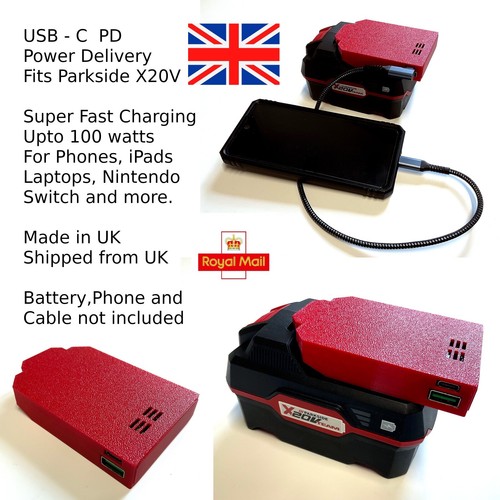 Parkside x20v battery usb pd - parkside,