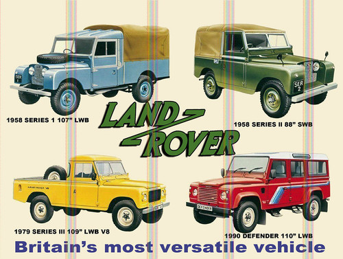 Land rover theme retro tin - theme,