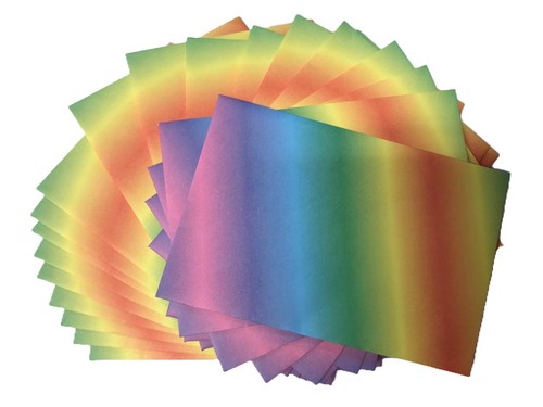 Rainbow coloured envelopes - rainbow,