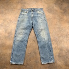 Vintage Levi's 521 Jeans Mens (34 Inch Waist) (29 Inch Leg) Regular Fit Blue