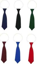 BOYS KIDS ELASTIC NECK TIE FOR