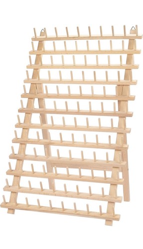 120 wooden spool holder - holder, thread