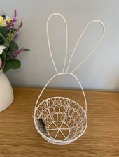 White Shabby Chic Wire Easter