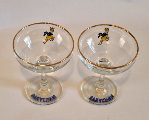 Babycham vintage set 2 - vintage,