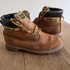 Caterpillar CAT Brown Leather