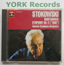 SHOSTAKOVICH - Symphony No 11 STOKOWSKI Houston Symphony Orchestra - Ex CD EMI
