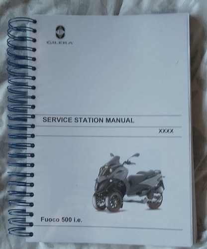 Gilera fuoco work shop - work,