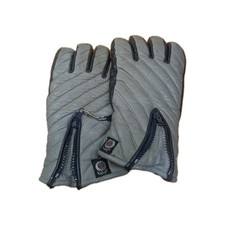 Original Waddington Men’s Leather Motorbike Motorcycle Gloves Grey Black L? A2