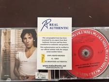 🌟 Bruce Springsteen CD 🎶 Authentic Hand Sighed Autograph  w/COA🏆