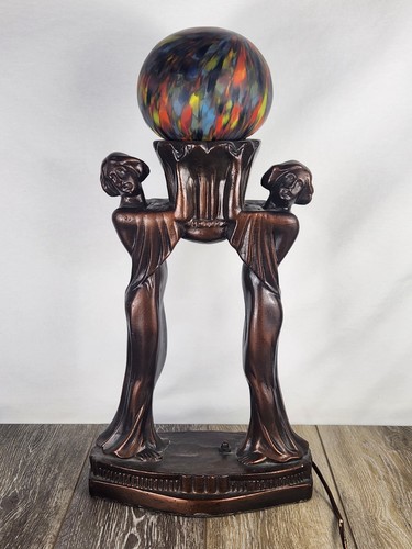Vintage art deco rainbow globe - rainbow,