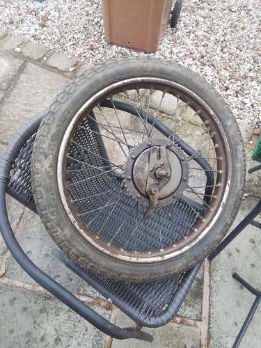 Bsa bantam rear wheel - d3,