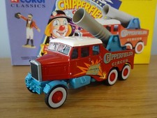 CORGI CHIPPERFIELDS CIRCUS SCAMMELL CONSTRUCTOR CANNON TRUCK MODEL 17801 1:50