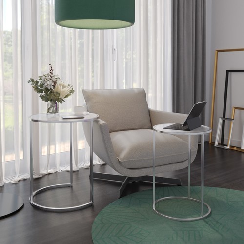 Piece round nesting - round, side