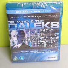 DOCTOR WHO - DR WHO AND THE DALEKS BLU RAY Peter Cushing 1965 film movie