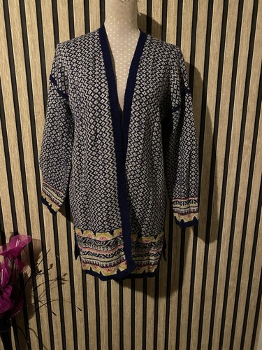 Indigo boho open front - m&s,