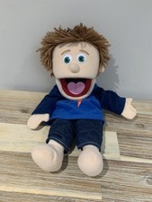 Silly Puppets Tommy Peach Ventriloquist Boy Full Body Hand Puppet Plush Toy 14”