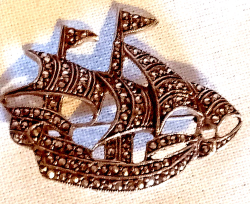 Super vintage silver marcasite
