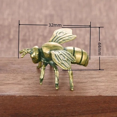 Solid brass honey bee - brass, figurine