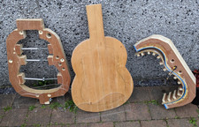 Classical guitar making moulds, templates, radius dish