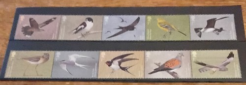 2022 mnh migratory birds - gb,