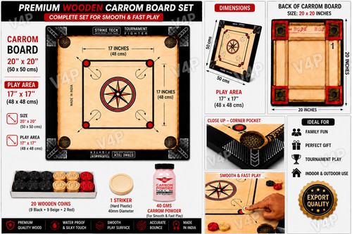 Carrom board premium - carrom,