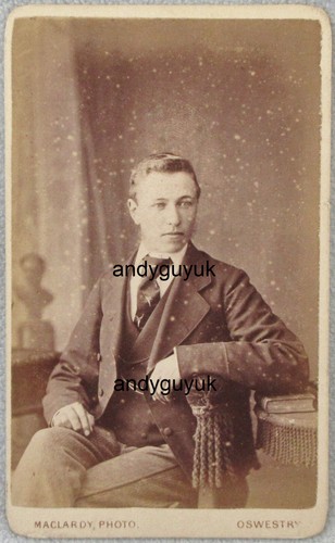 Cdv handsome man maclardy - cdv,