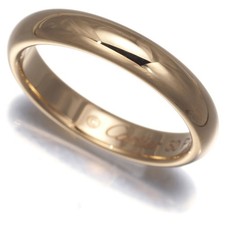 Auth Cartier Ring 1895 Wedding