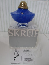 Swedish Art Glass Studio  Skruf Oil Lamp-Unused-In original Box