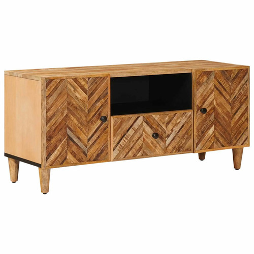 Media storage cabinet brown - storage,