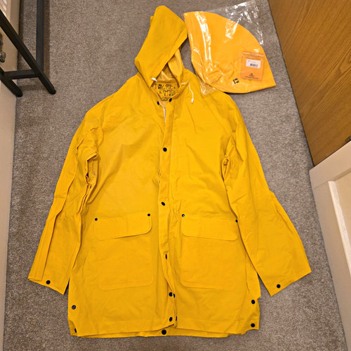 Yellow waterproof coat size - waterproof, xl