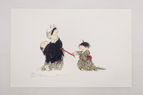 Kiyoshi nakajima lithograph - nakajima,