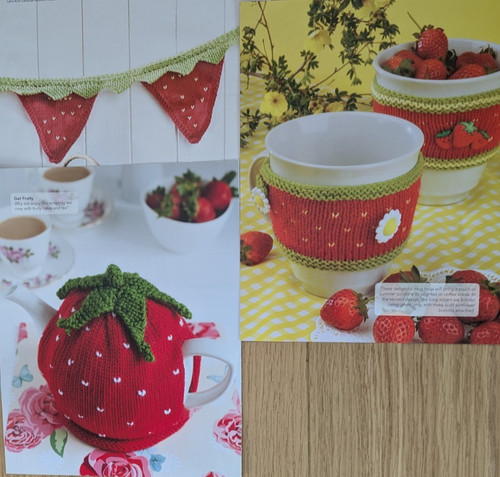 Strawberry themed knitting - themed,