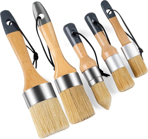 Chalk paint brushes set - paint, of