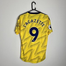 BNWT Arsenal Player Issue Football Shirt Jersey 2019/20 Away LACAZETTE #9 (M)