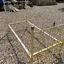 cast iron bed frame single