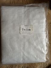 Clear Reinforced Tarpaulin 5m x5m